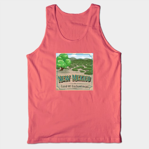 New Mexico - Land of Enchantment - Old West Tank Top by JAHudson